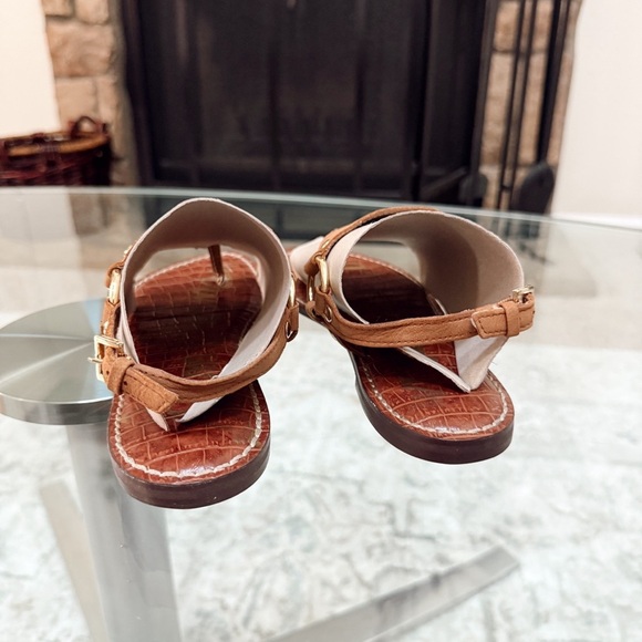 Sam Edelman Brown Suede Greta Thong Sandals Women’s Size 6 - Picture 6 of 7